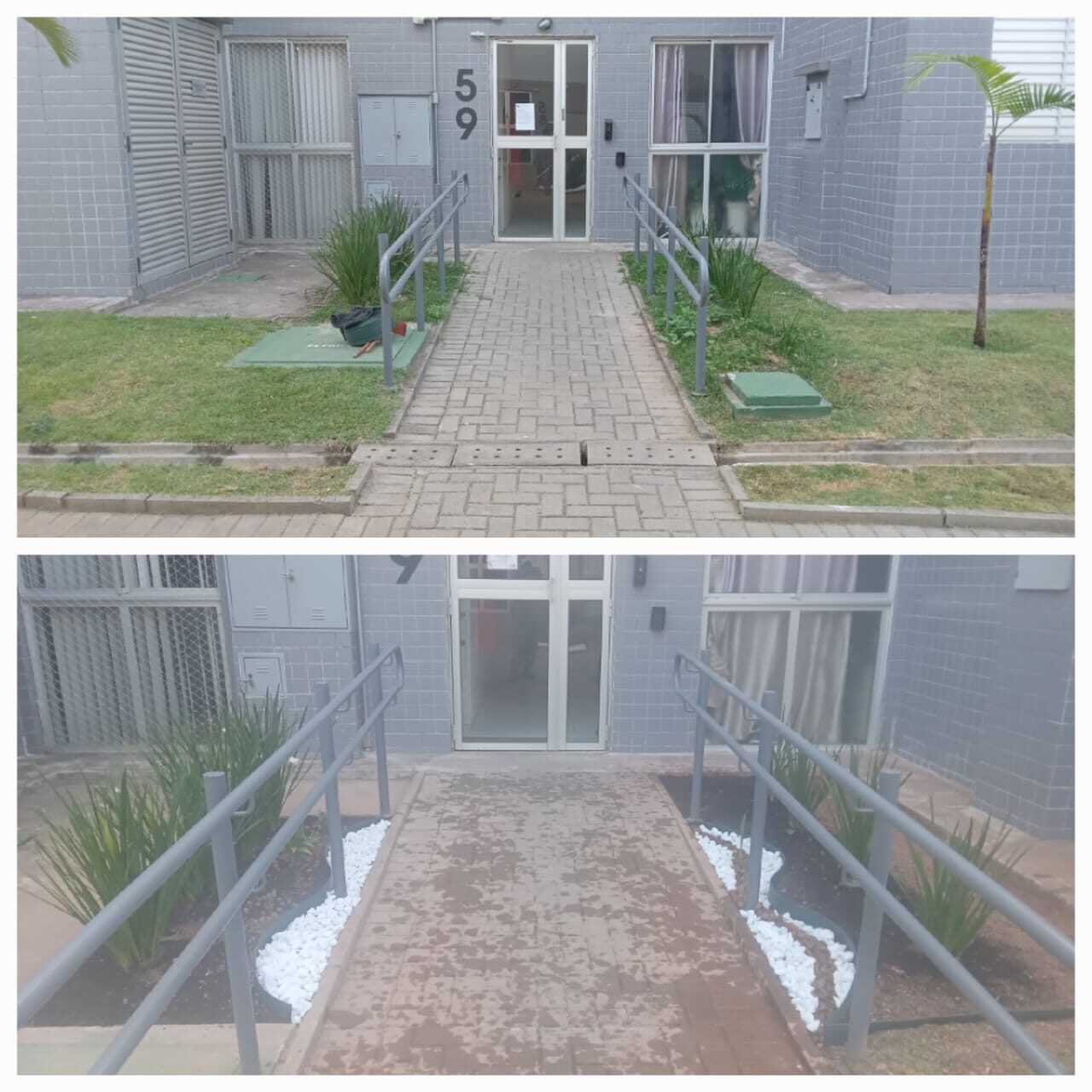 Roçagem de terreno no Rio Pequeno em área comum de condomínio