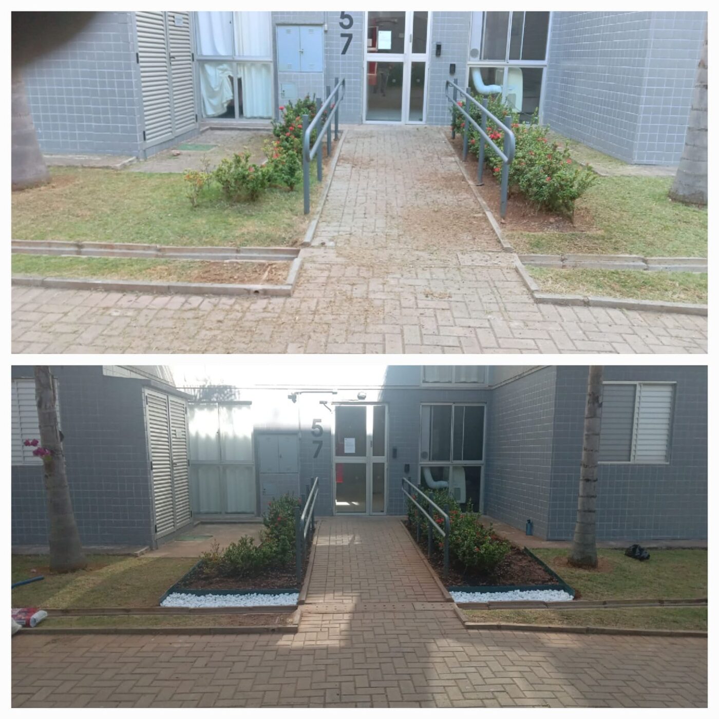 Serviço de limpeza de terreno na Vila Leopoldina em área comum de condomínio
